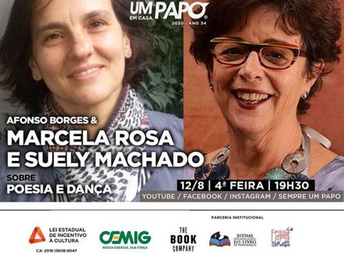Suely Machado e Marcela Rosa - Poesia e Dança no #Sempre Um Papo Em casa