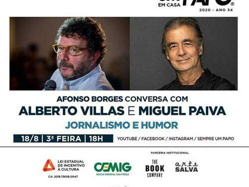 Alberto Villas e Miguel Paiva no #Sempre Um Papo Em Casa