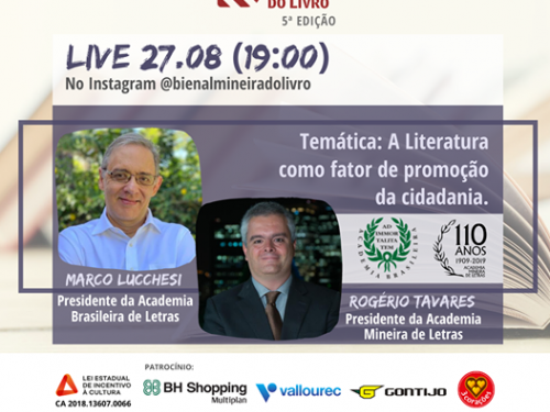 Live: A Literatura como fator de promoção da cidadania #BienalNaSuaCasa