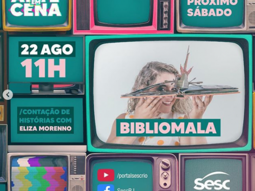 Live: Bibliomala com Elza Morenno #ArteEmCena