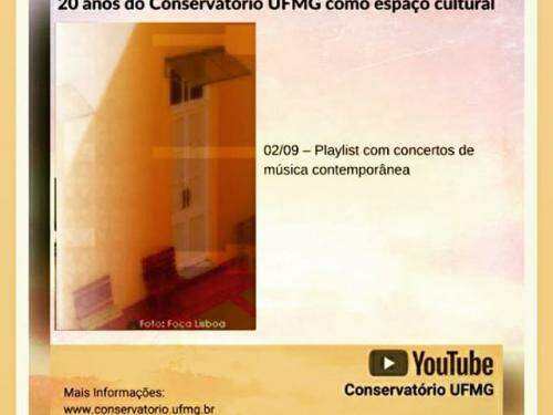 Conservatório UFMG celebra 20 anos como espaço cultural