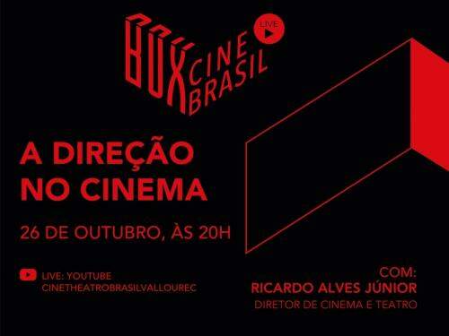 Live: A direção no cinema - Box Cine Brasil 