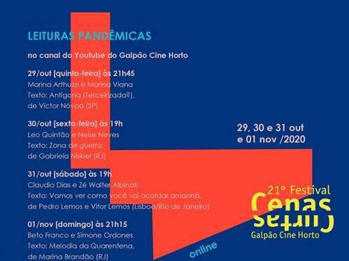 21º Festival Cenas Curtas - Galpão Cine Horto