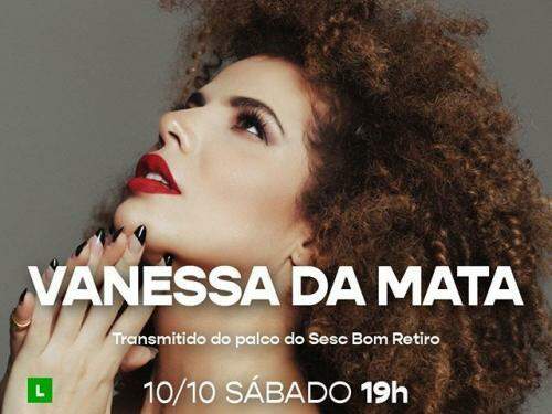 Live: Vanessa da Mata #EmCasaComSesc