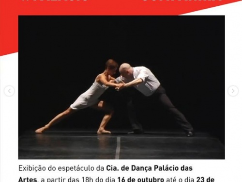 Cia de Dança Palácio das Artes apresenta Se eu pudesse entrar na sua vida - FCS