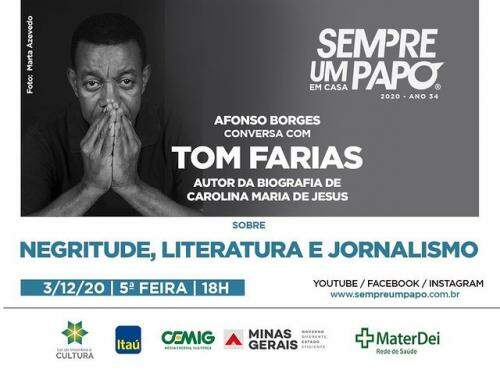 #Sempre Um Papo Em Casa recebe Tom Farias