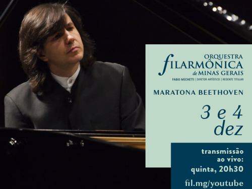 Maratona Beethoven ao vivo da Sala Minas Gerais - Séries Presto e Veloce