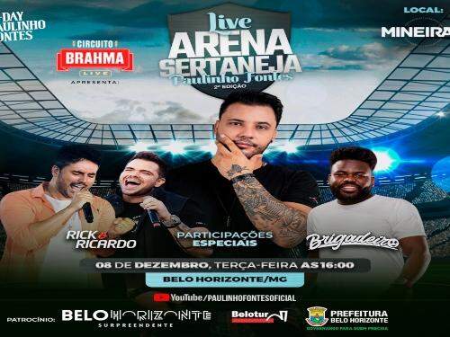 Projeto Live Arena Sertaneja Paulinho Fontes - 2ª Edição