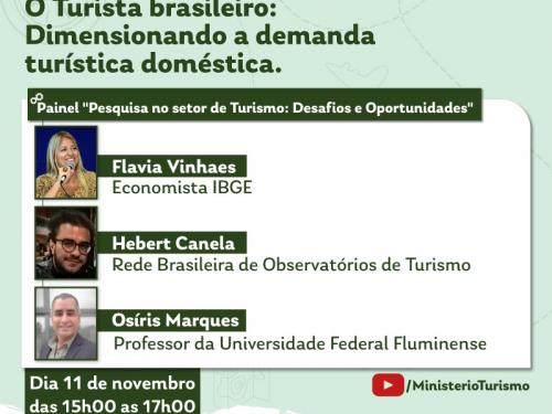 Webinário: O Turista Brasileiro - Dimensionamento a demanda turística doméstica