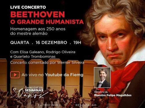 Live Concerto “Beethoven – O Grande Humanista” - Orquestra Sesiminas Musicoop