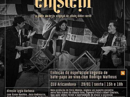 Espetáculo: “Freud-Einstein, Maio de 1933”