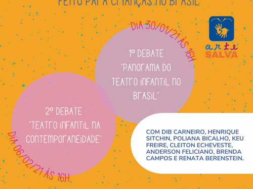 Seminário Virtual "Teatro Infantil - Reflexões sobre o teatro feito para crianças no Brasil"
