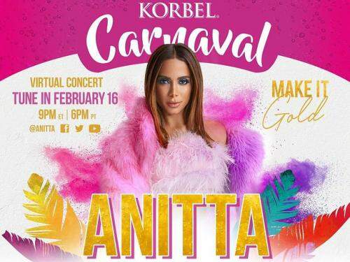 Korbel Carnaval com Anitta