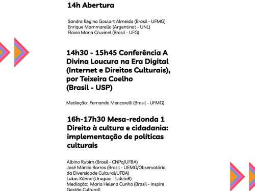  Seminário Internacional Direito à Cultura - UFMG