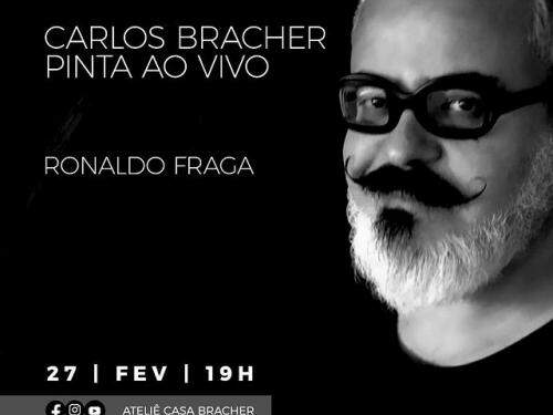 Pintura ao vivo: " Ronaldo Fraga" - Ateliê Casa Bracher