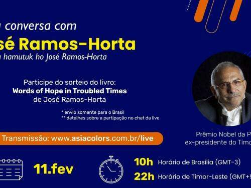 Uma conversa com José Ramos-Horta: turismo, políticas públicas, projetos de cooperação e patrimônios culturais