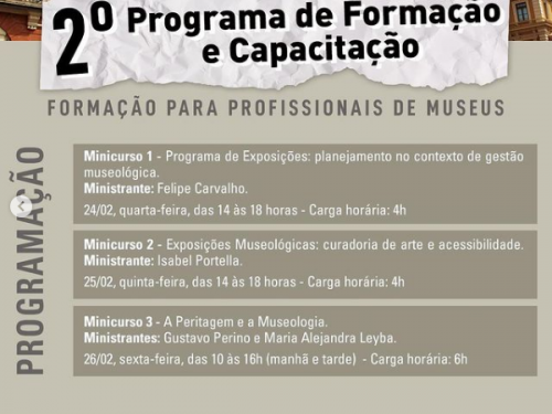 2° Programa de Formação e Capacitação para Profissionais de Museus - MM Gerdau