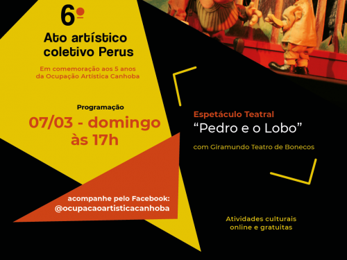 Espetáculo Online "Pedro e o Lobo" - Grupo Giramundo
