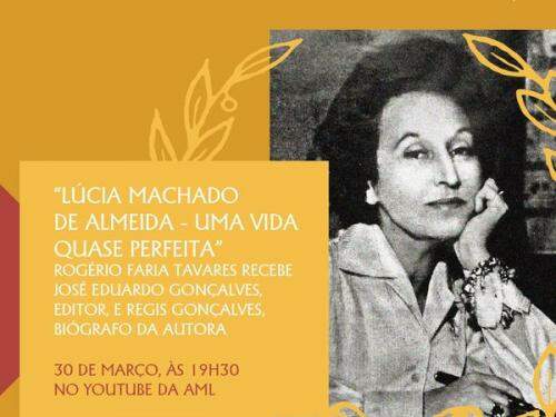 “Lúcia Machado de Almeida – uma vida quase perfeita” com José Eduardo Gonçalves e Regis Gonçalves - AML