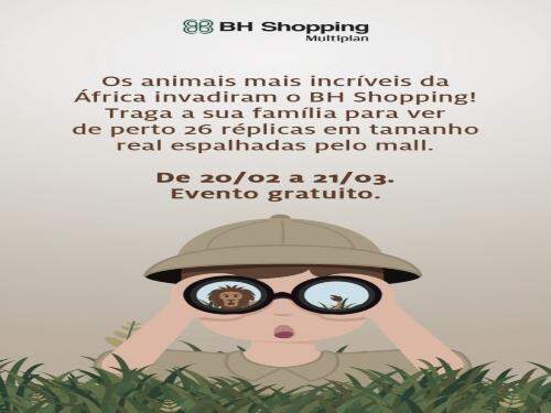  Exposição: “África: animais selvagens” - BH Shopping
