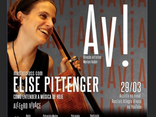Masterclass "Como entender a música de hoje" com Elise Pittenger - Allegro Vivace