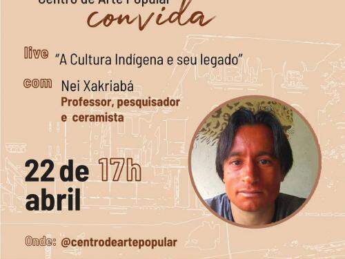 Live: Cultura Indígena e seu legado - Centro de Arte Popular