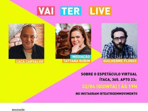 Vai ter live: conversa sobre Ítaca - Teatro em Movimento