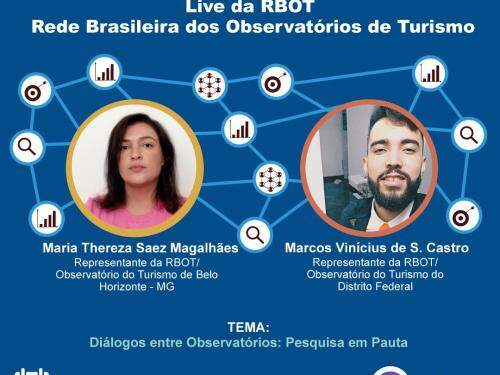 Live da "RBOT" - Rede Brasileira de Observatórios de Turismo