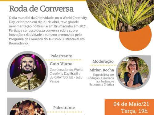 Roda conversa: Criatividade, Inovação e Turismo em Brumadinho | MG 