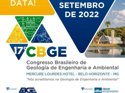 17ºCongresso Brasileiro de Geologia de Engenharia e Ambiental - 17ºCBGE 2022