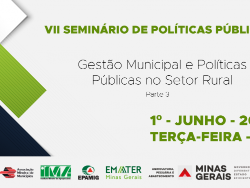 VII Seminário de Políticas Públicas para o Setor Rural 2021 - Online