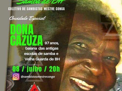 Live Série "Memórias do Samba de BH" com Dona Cazuza