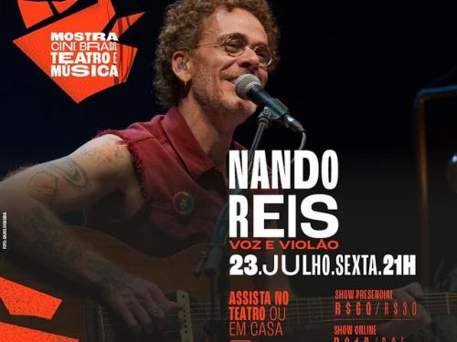 Show: Nando Reis Turnê “Voz e Violão” - Cine Theatro Brasil Vallourec