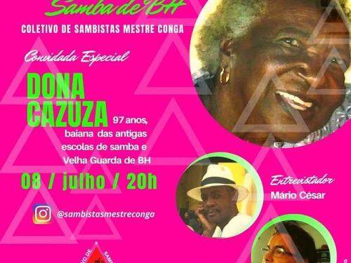Live Série "Memórias do Samba de BH" com Dona Cazuza
