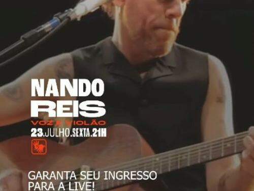 Show: Nando Reis Turnê “Voz e Violão” - Cine Theatro Brasil Vallourec