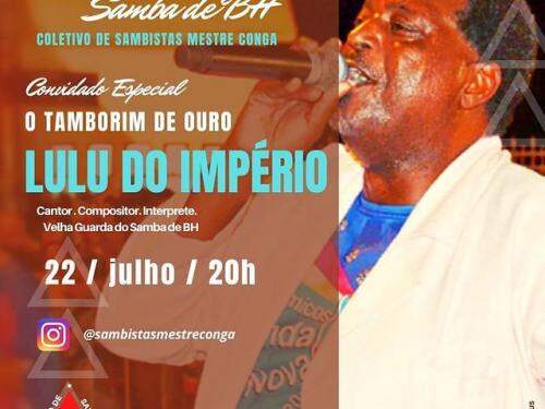 Live Série "Memórias do Samba de BH" com Lulu do Império