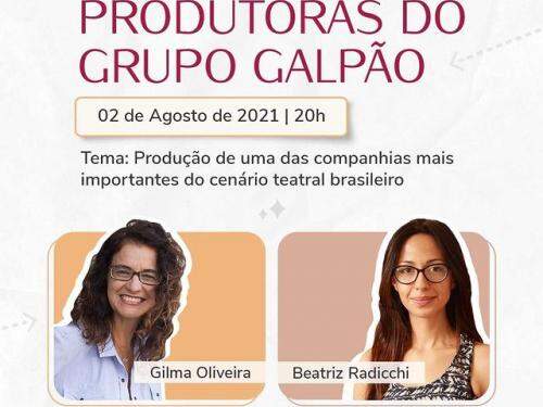 Palestra com as produtoras do Grupo Galpão