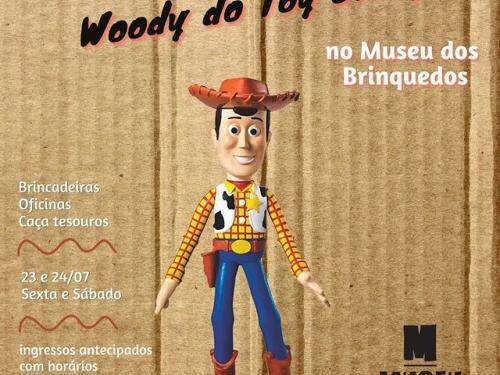  Woody, do Toy Story - Museu dos Brinquedos