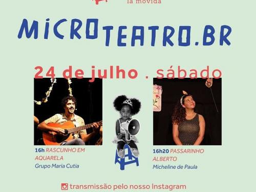 "Microteatro.br" Edição Virtual Microteatro La Movida 