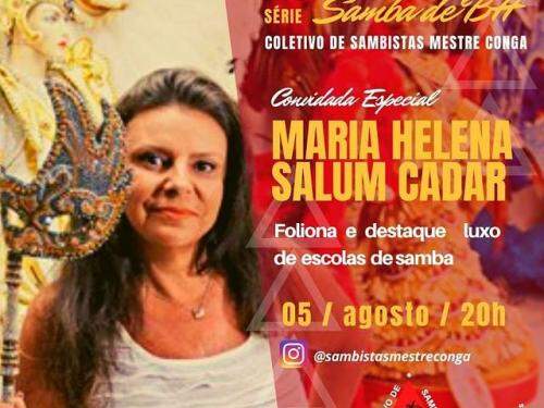 Live Série "Memórias do Samba de BH" com Maria Helena Salum Cadar