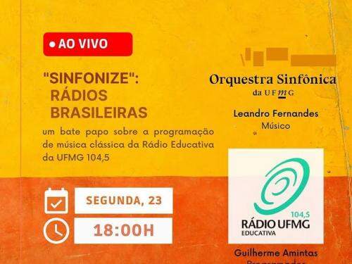 "Sinfonize": rádios brasileiras - Orquestra Sinfônica UFMG