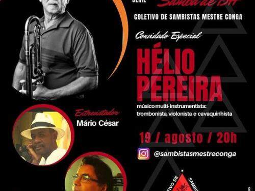 Live Série "Memórias do Samba de BH" com Hélio Pereira