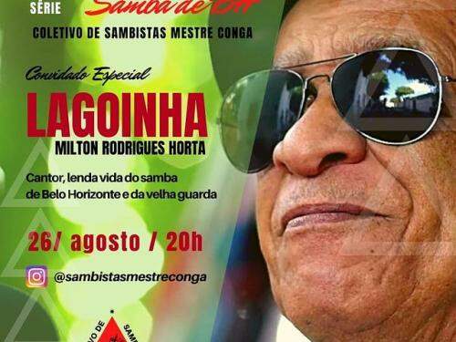 Live Série "Memórias do Samba de BH" com Milton Rodrigues Horta (Lagoinha)