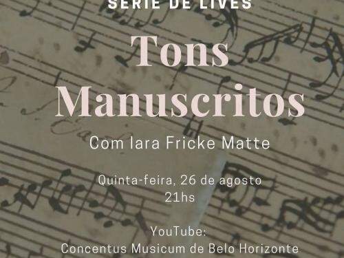 Série Lives "Tons Manuscritos" com Iara Fricke Matte