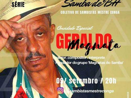 Live Série "Memórias do Samba de BH" com Geraldo Magnata