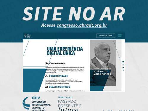 XXIV Congresso Internacional de Direito Tributário 2021 - 100% Online