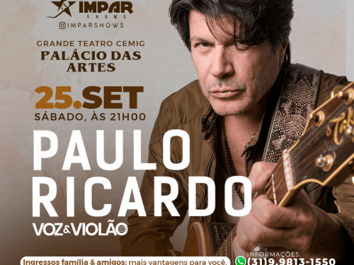 Show: Paulo Ricardo - Palácio das Artes
