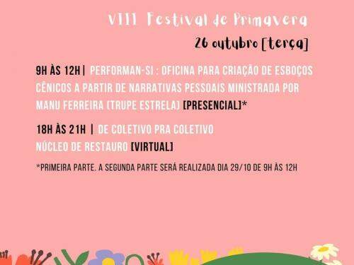 VIII Festival de Primavera - Espaço Comum Luiz Estrela