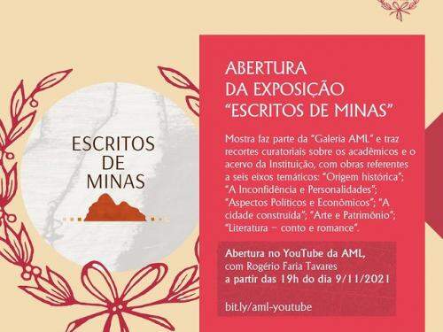 Exposição: "Escritos de Minas" - AML