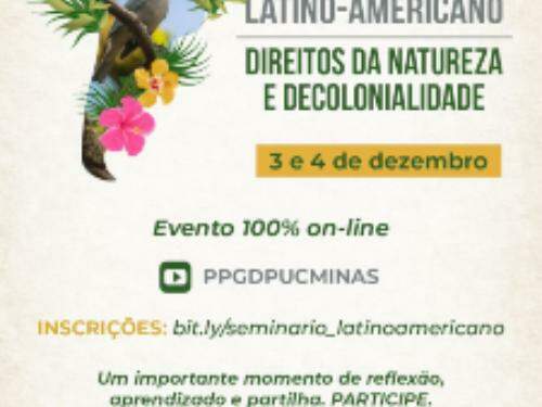Seminário Latino-Americano: “Direitos da Natureza e Decolonialidade” 2021 - Online